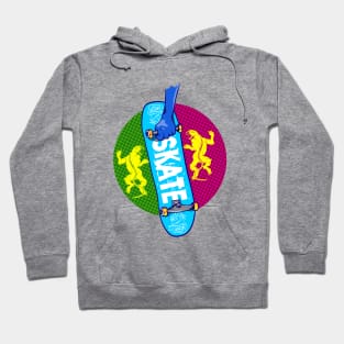 Colorful skateboard Hoodie